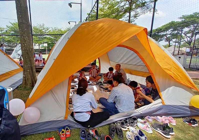 Thuê lều cắm trại 10 người