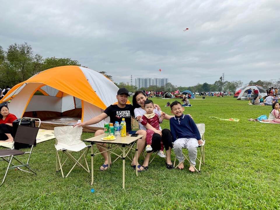 Cắm trại công viên Yên sở