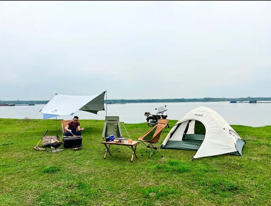 Camping đảo cá chép