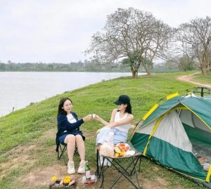 Du lịch hồ khuôn thần - Địa điểm cắm trại Bắc Giang